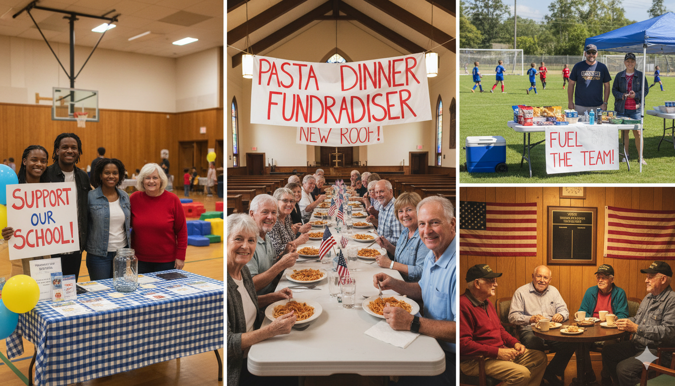 Nonprofits using Chance2Win — schools, churches, veterans groups, sports boosters, hospitals, and community organizations