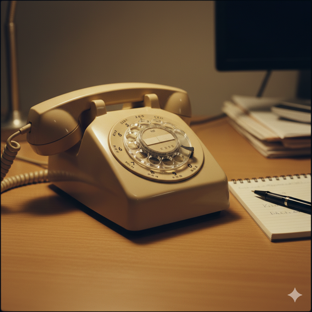 Chance2Win phone support — desk phone and notepad ready for nonprofit raffle calls